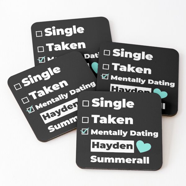 Item preview, Mentally Dating Hayden Summerall new trending cute heart check box pattern design 2020 merch designed and sold by TeenLake.