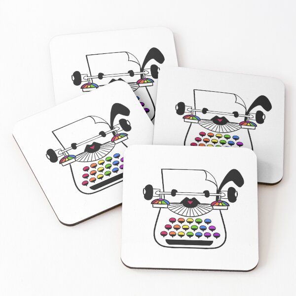 Item preview, Typewriter with Rainbow Keys designed and sold by By Stacy Dawn.