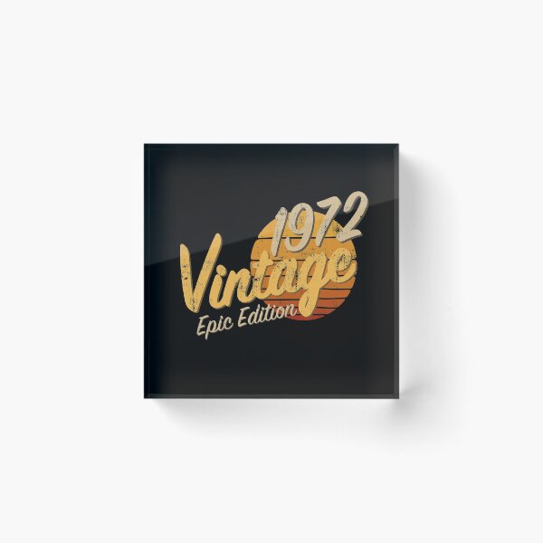 Item preview, 49th Birthday Gift - Vintage 1972 Epic Edition Retro Sunset Distressed designed and sold by Otakso.