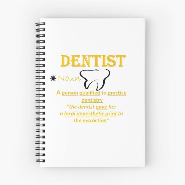 Item preview, FUNNY DENTIST DEFINITION DENTAL PRACTITIONER,MEDIC, MEDICAL MAN, MEDICAL PRACTITIONER designed and sold by Dahani-mo.