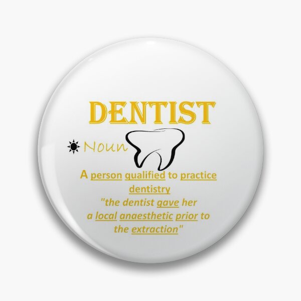 Item preview, FUNNY DENTIST DEFINITION DENTAL PRACTITIONER,MEDIC, MEDICAL MAN, MEDICAL PRACTITIONER designed and sold by Dahani-mo.