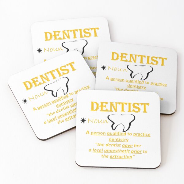Item preview, FUNNY DENTIST DEFINITION DENTAL PRACTITIONER,MEDIC, MEDICAL MAN, MEDICAL PRACTITIONER designed and sold by Dahani-mo.