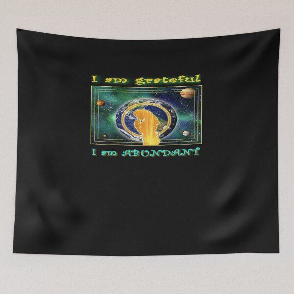 Item preview, I am grateful. I am abundant. designed and sold by PCUsher.