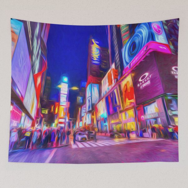 Item preview, Nighttime New York Art designed and sold by Londonimages.
