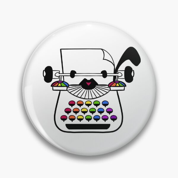 Item preview, Typewriter with Rainbow Keys designed and sold by By Stacy Dawn.