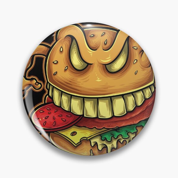 Item preview, Burger Hamburger Cartoon designed and sold by ProjectX23.