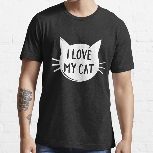 Artikel-Vorschau von Ich liebe meine Katze - Katzengesicht, designt und verkauft von PaulSDesign.