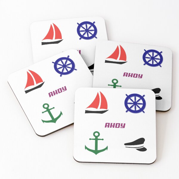 Item preview, Sailing themed pattern designed and sold by LeftFieldFunny.