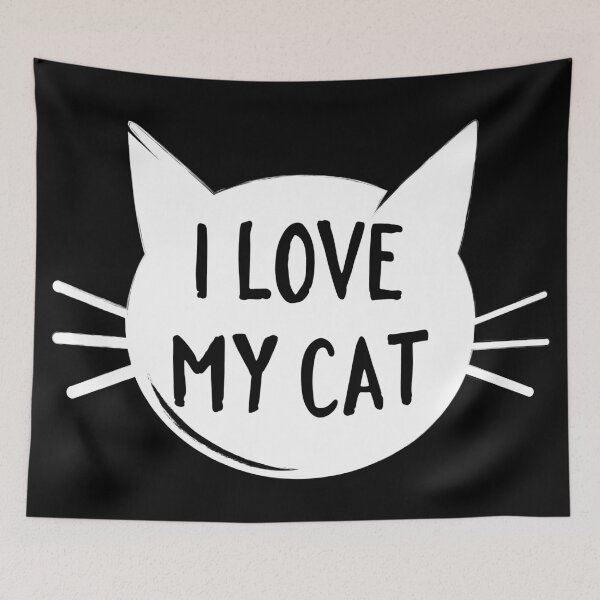 Item preview, I love my cat - Cat face designed and sold by PaulSDesign.