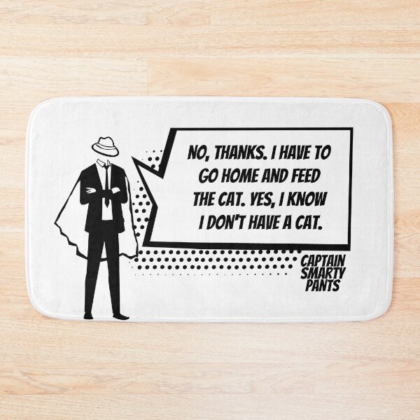 Item preview, A refusal in a funny and pugnacious way, comic book style. Captain Smarty Pants is back in action. designed and sold by CaptainWheels.