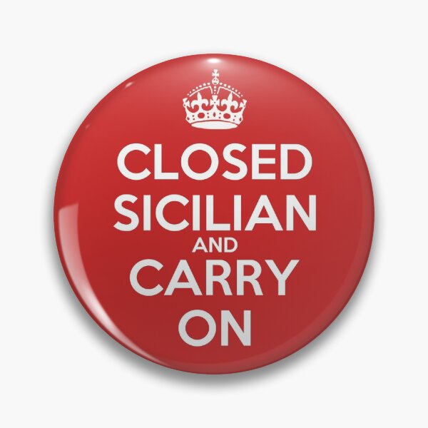 Item preview, Closed Sicilian and Carry On - Chess opening T-Shirt designed and sold by edygun.