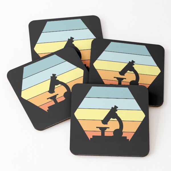 Item preview, SANDY BEACH COLORS RETRO SUNSET MICROSCOPE SCIENCE designed and sold by Hippiesole.