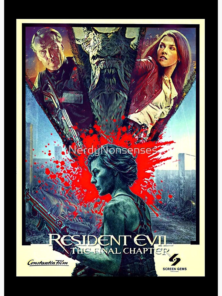 Pop Culture Graphics Resident Evil The Final Chapter Movie Poster, 11 x 17  