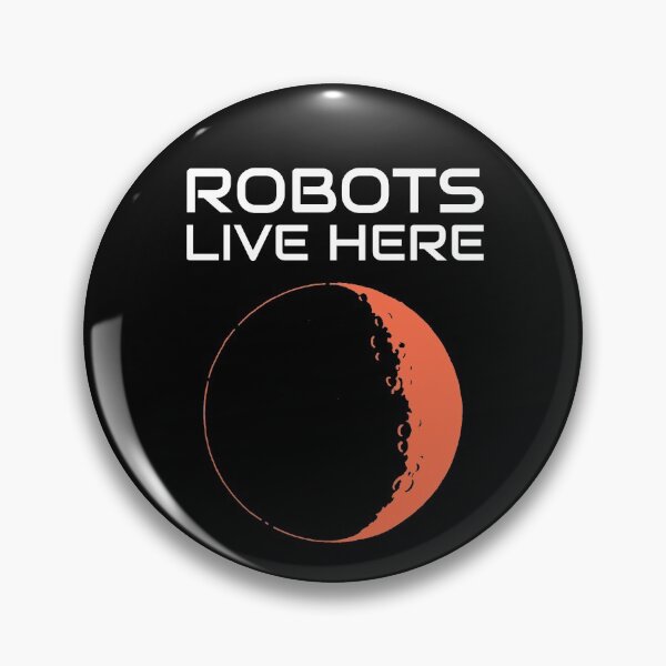 Item preview, City On Mars Robots Live Here designed and sold by OldCamp.