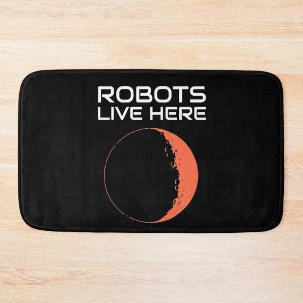 Item preview, City On Mars Robots Live Here designed and sold by OldCamp.