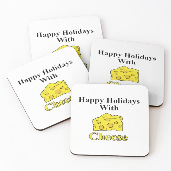 Item preview, Happy Holidays With Cheese designed and sold by NancyArtDesigns.