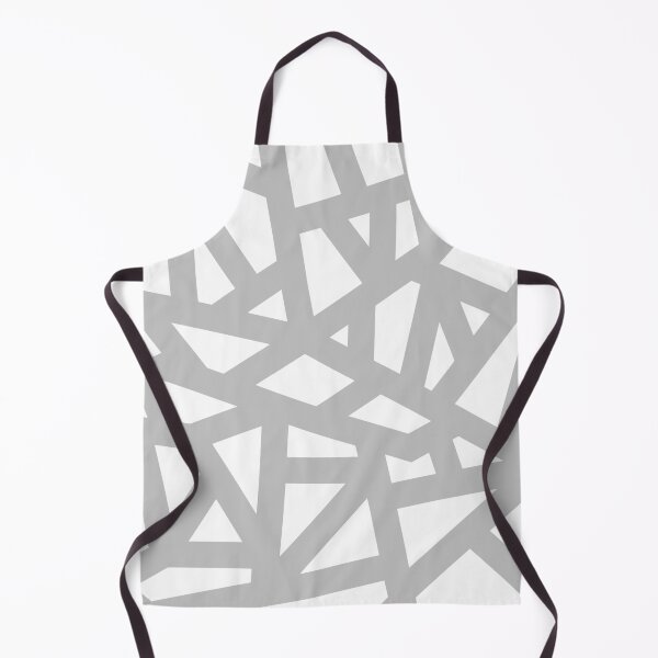 Item preview, Silver Gray Thick Mosaic Lines On White designed and sold by rewstudio.