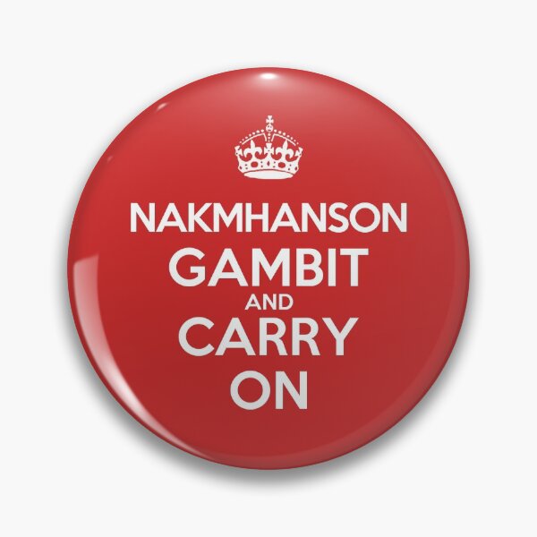 Item preview, Nakmhanson Gambit and Carry On - Chess opening T-Shirt designed and sold by edygun.