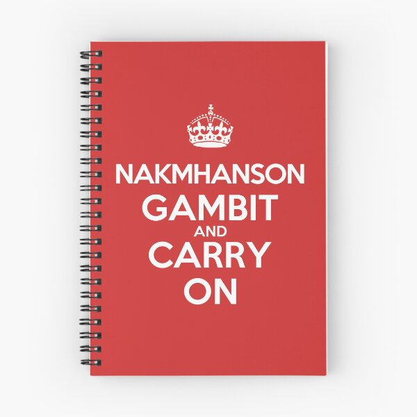 Item preview, Nakmhanson Gambit and Carry On - Chess opening T-Shirt designed and sold by edygun.