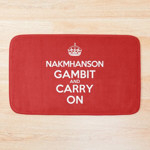 Item preview, Nakmhanson Gambit and Carry On - Chess opening T-Shirt designed and sold by edygun.