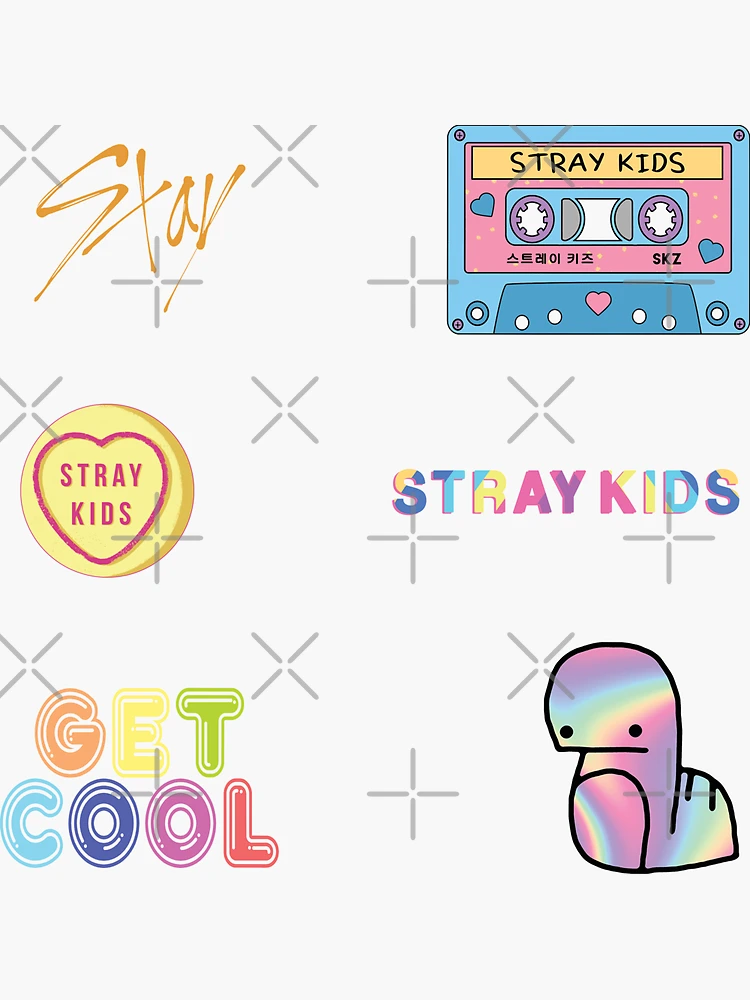 STRAY KIDS In Life Cute Pastel Themed Pack [BUY MEDIUM OR LARGER FOR  STICKER PACK] Sticker for Sale by SugarSaint