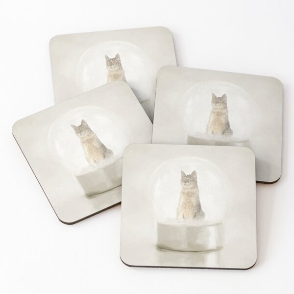 Item preview, Abyssinian Cat in a Snow Globe designed and sold by Elisabeth Lucas.