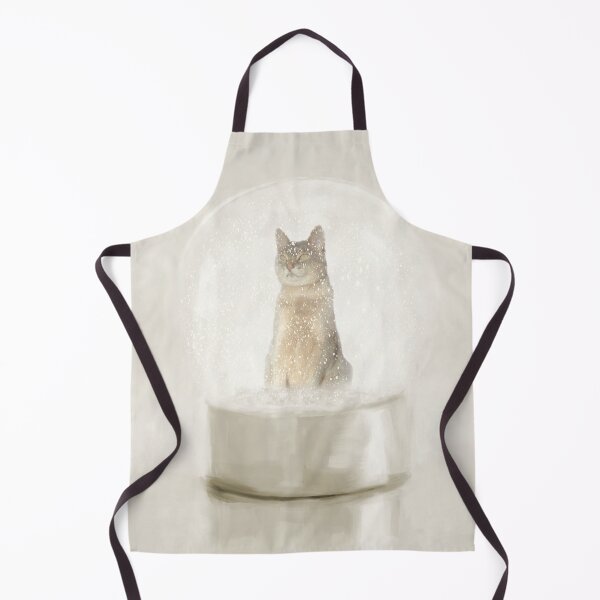 Item preview, Abyssinian Cat in a Snow Globe designed and sold by Elisabeth Lucas.