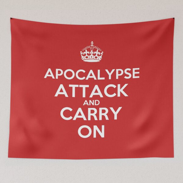 Item preview, Apocalypse Attack and Carry On - Chess opening T-Shirt designed and sold by edygun.