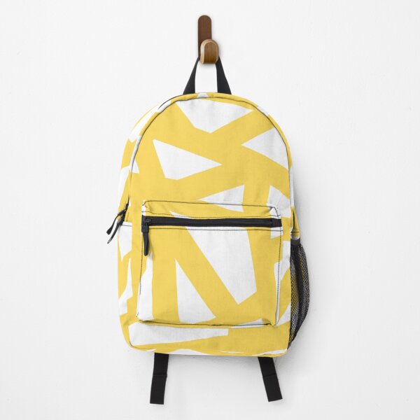 Item preview, Mustard Yellow Thick Mosaic Lines On White designed and sold by rewstudio.