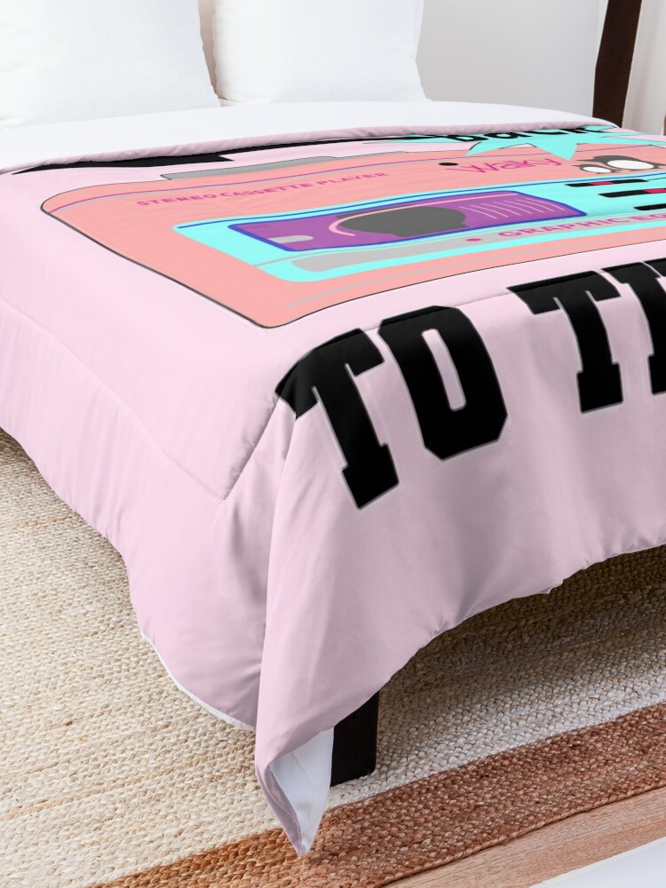 Alternate view of Back to the 80's Pink Walkman Comforter