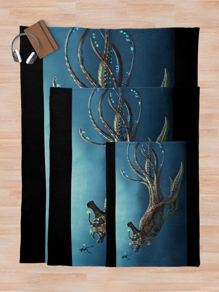 Imagen 5 de 6, Manta con la obra Sea Emperor Transparente, diseñada y vendida por eloisealle.