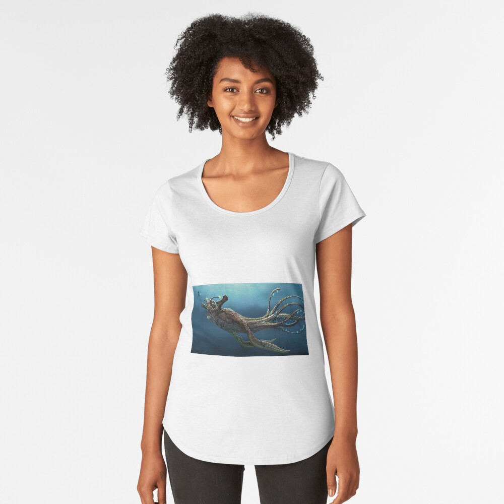 Vista previa del artículo con la obra «Camiseta premium de cuello ancho», diseñado y vendido por eloisealle.