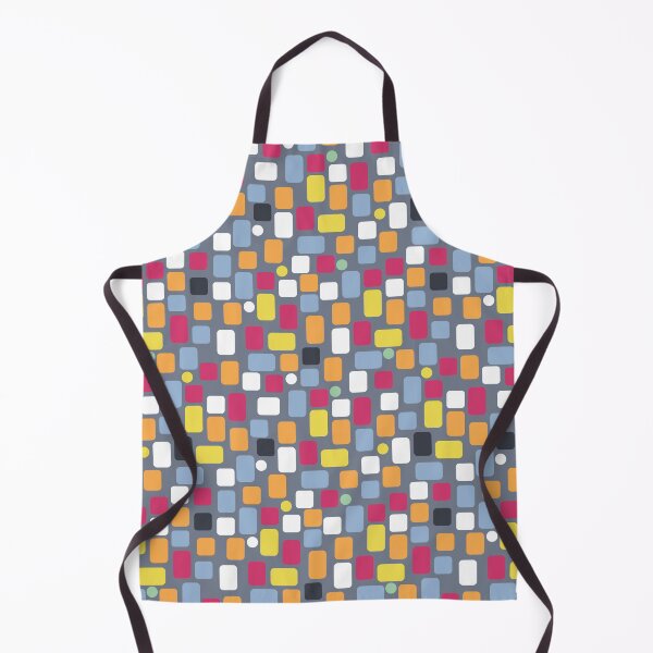 Item preview, Scattered pattern from multicolored rectangles on gray designed and sold by colorofmagic.