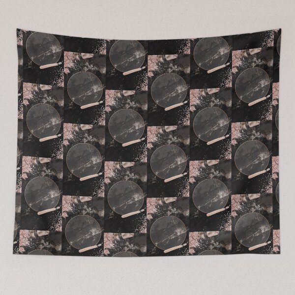 Item preview, pink black marble gradient  designed and sold by Sellystickers.