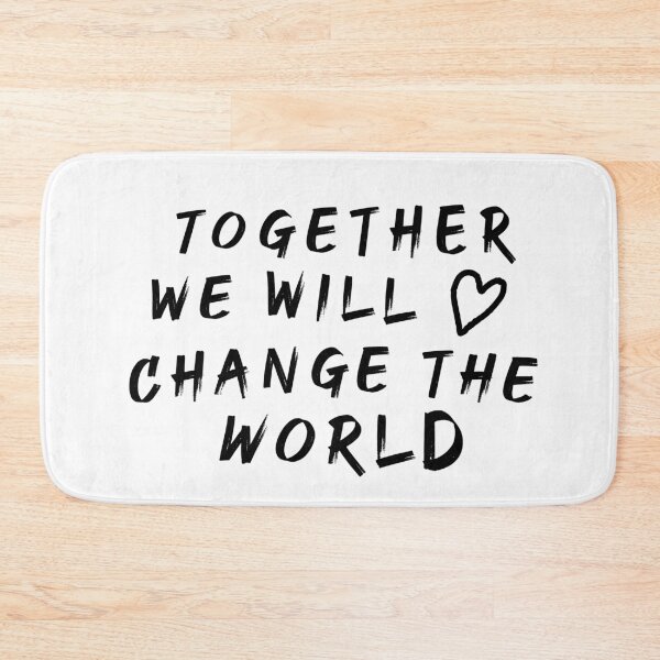 Item preview, Together We Will Change the World: perfect gift idea for support black community designed and sold by RM2017.