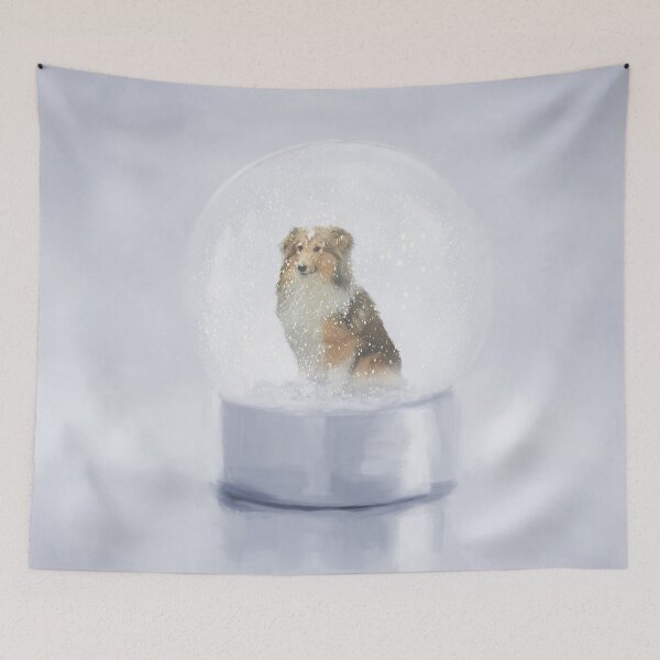 Item preview, Collie in a Snow Globe designed and sold by Elisabeth Lucas.
