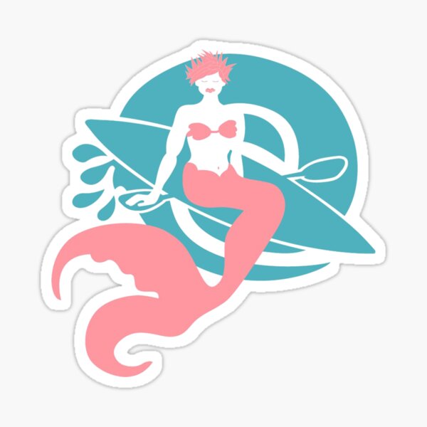 Mermaid Logo  Sticker