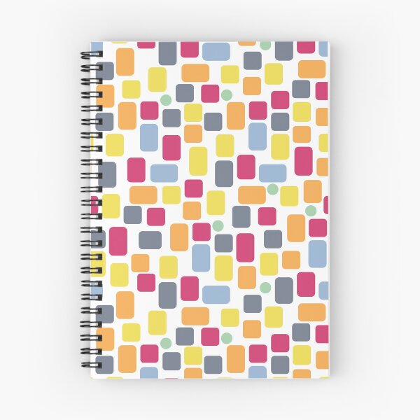 Item preview, Scattered pattern of colorful rectangles on white - seamless pattern designed and sold by colorofmagic.