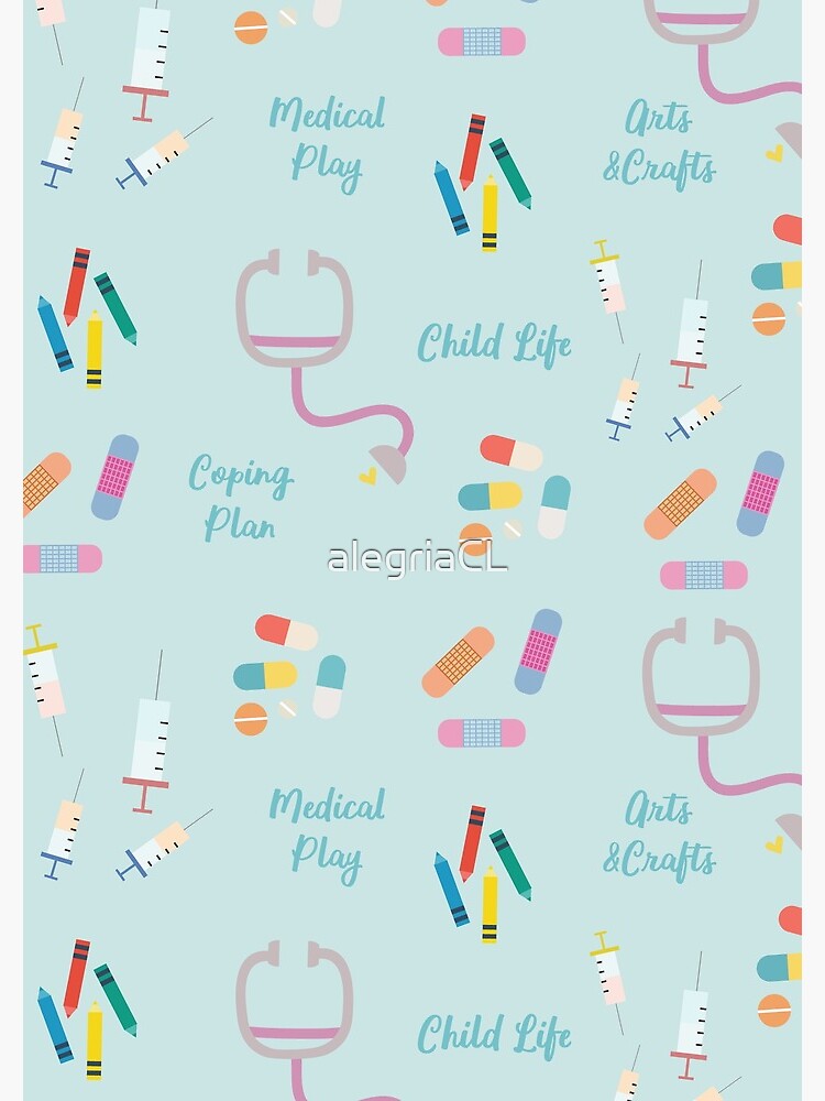 "Medical Play & Arts and Crafts" Spiral Notebook for Sale by alegriaCL