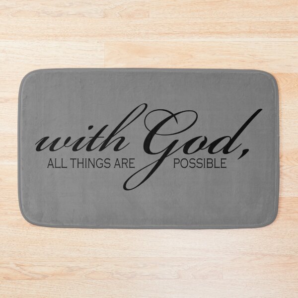 Item preview, With God All Things Are Possible designed and sold by Borislav Shekerdzhiyski.