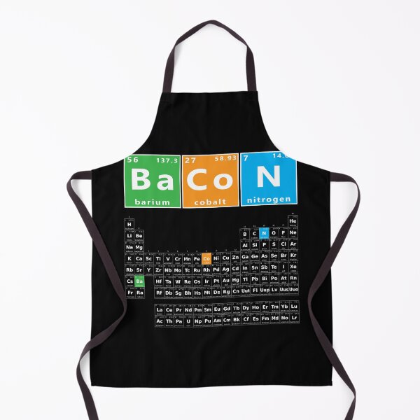 Item preview, Bacon Periodic Table Funny Bacon Chemistry Element designed and sold by Authenticity-SH.