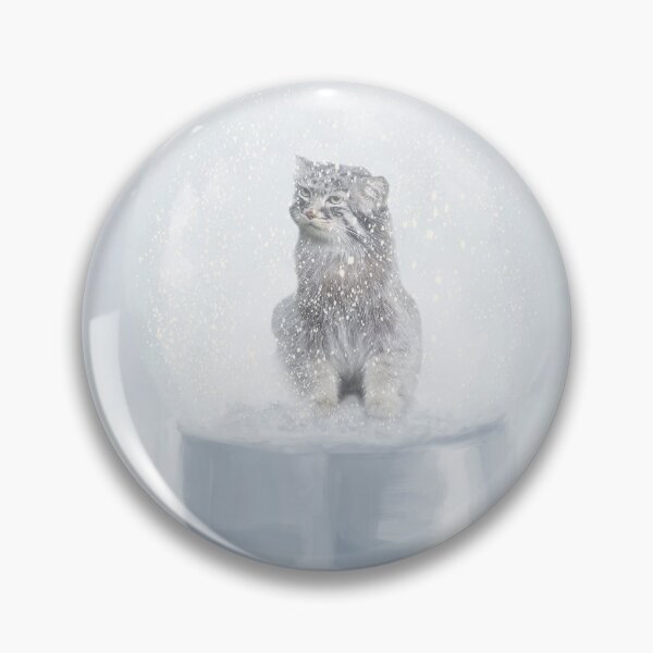 Item preview, Pallas Cat in a Snow Globe designed and sold by Elisabeth Lucas.