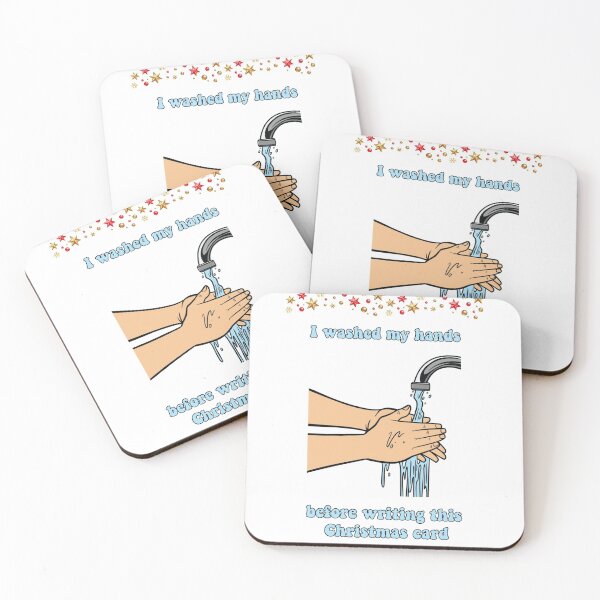 Item preview, I washed my hands before writing this Christmas card designed and sold by avit1.