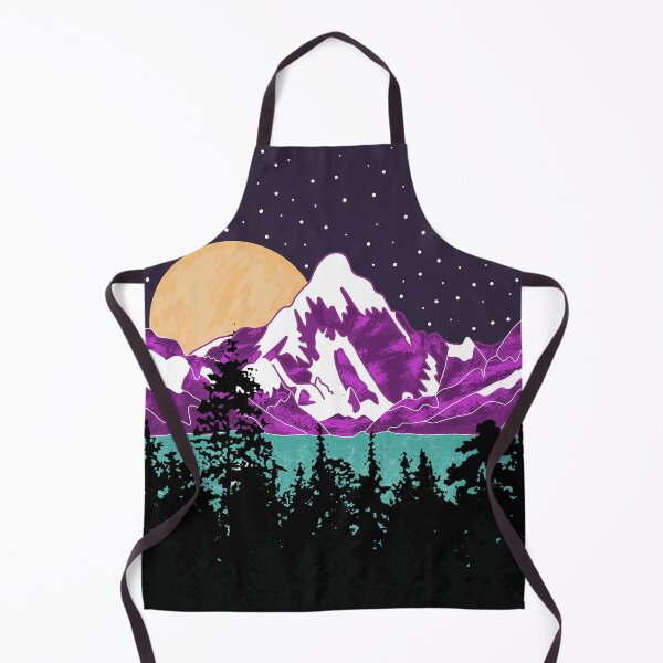 Item preview, Snowy Mountain Range At Night designed and sold by Catherine Milchard.