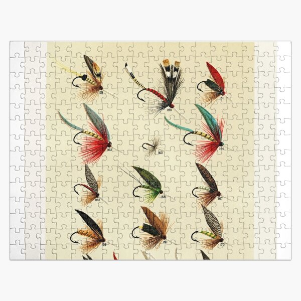 Angler Fishing Lure - Trout Fly Fishing Jigsaw Puzzle for Sale by  SFTStudio
