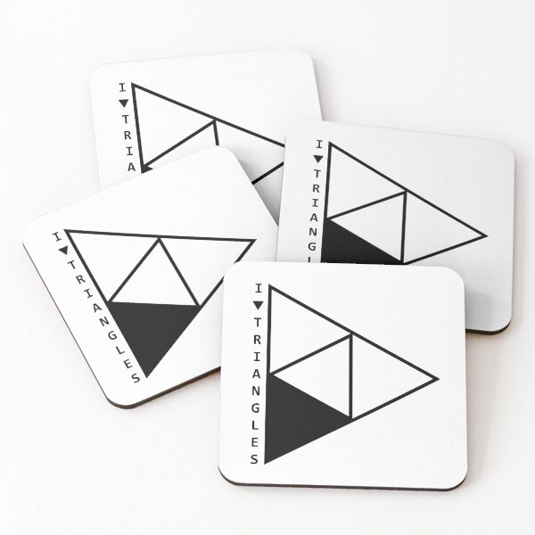 Item preview, I Love Triangles Design designed and sold by McGEE-----sp-.