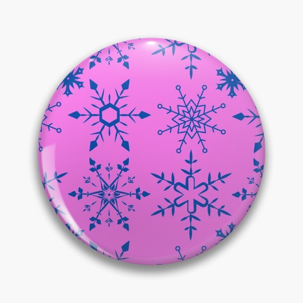 Item preview, Snowflakes Cute Blue Pattern designed and sold by The Sober Art.