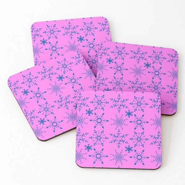 Item preview, Snowflakes Cute Blue Pattern designed and sold by The Sober Art.