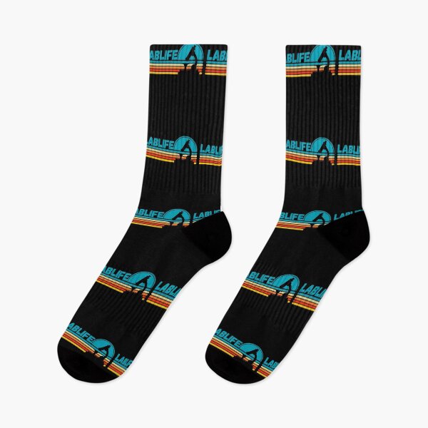Item preview, RETRO HORIZONTAL STRIPES HALF CIRCLE SUNSET LABLIFE  Microbiology designed and sold by Hippiesole.