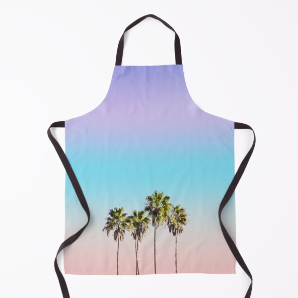 Item preview, Rainbow Sky with Palm Trees Sunrise Sunset designed and sold by MarzStudio.
